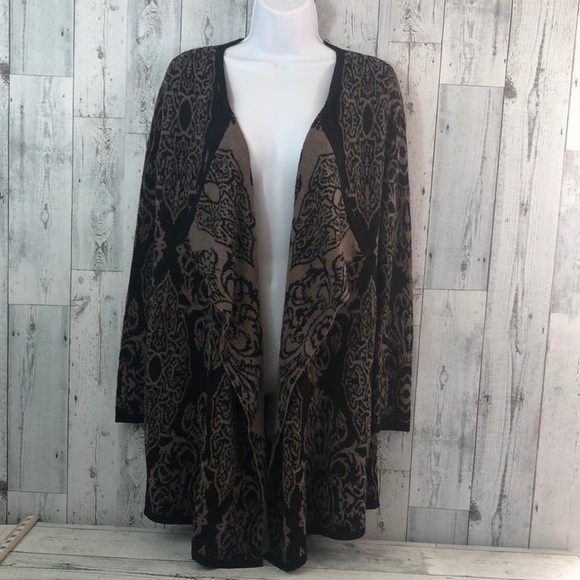 Soft Surroundings Asymmetrical Filigree Topper Sweater Medium - Picture 1 of 8